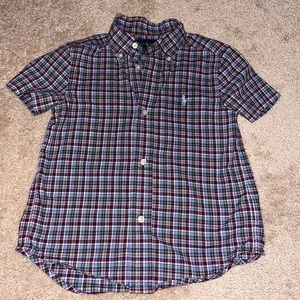 Toddler short sleeve Ralph Lauren button down